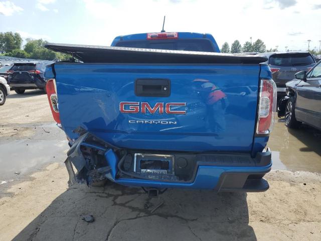 1GTG6CENXM1276303 - 2021 GMC CANYON ELEVATION BLUE photo 6