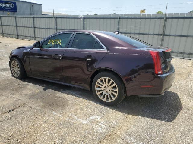 1G6DP5EV2A0107358 - 2010 CADILLAC CTS PREMIUM COLLECTION BURGUNDY photo 2