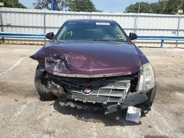 1G6DP5EV2A0107358 - 2010 CADILLAC CTS PREMIUM COLLECTION BURGUNDY photo 5