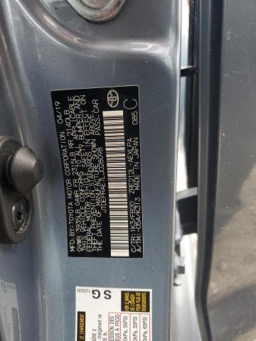 JTDEPRAE7LJ028098 - 2020 TOYOTA COROLLA LE BLUE photo 12