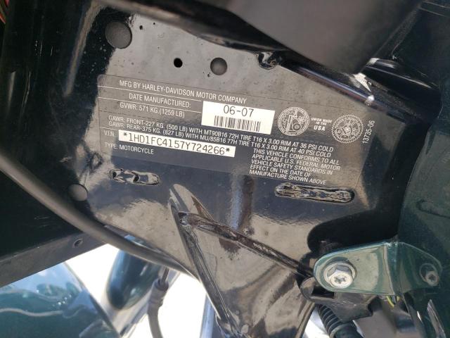 1HD1FC4157Y724266 - 2007 HARLEY-DAVIDSON FLHTCUI 绿色 照片 9