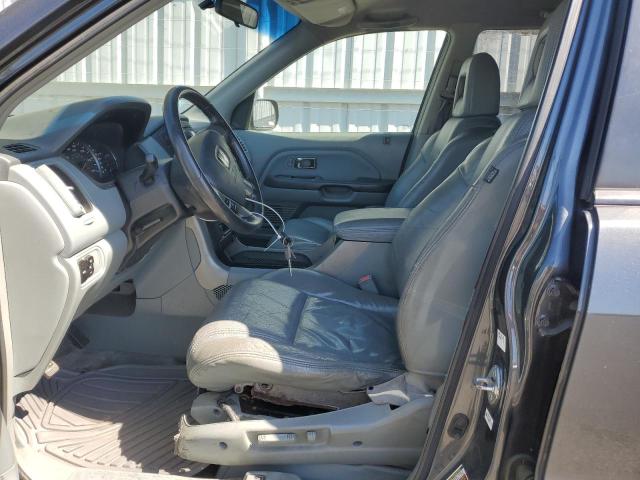 2HKYF18624H536554 - 2004 HONDA PILOT EXL CHARCOAL photo 7