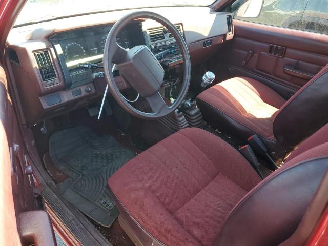 1N6SD16Y7LC327611 - 1990 NISSAN D21 KING CAB RED photo 8