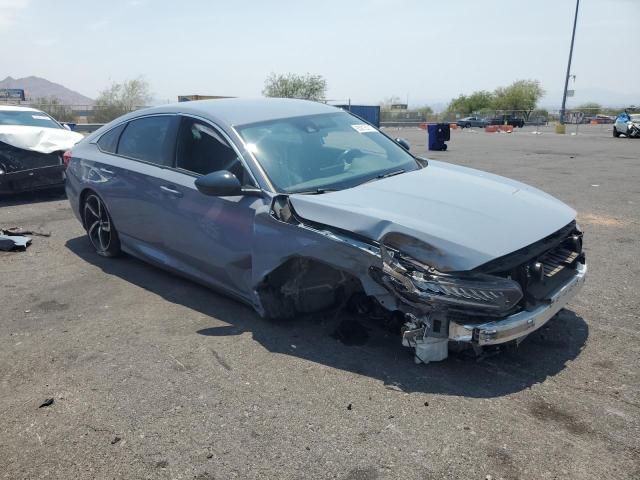 1HGCV1F33NA088745 - 2022 HONDA ACCORD SPORT 灰色 照片 4