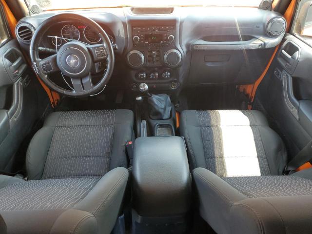 1C4BJWDG9CL149204 - 2012 JEEP WRANGLER U SPORT ORANGE photo 8