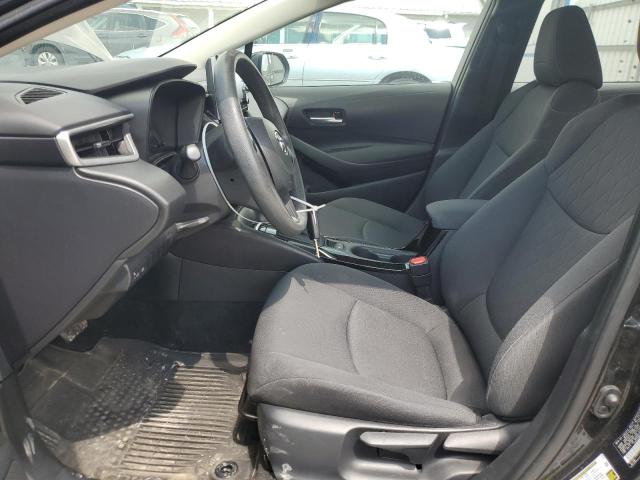 5YFEPMAE6MP213162 - 2021 TOYOTA COROLLA LE BLACK photo 7