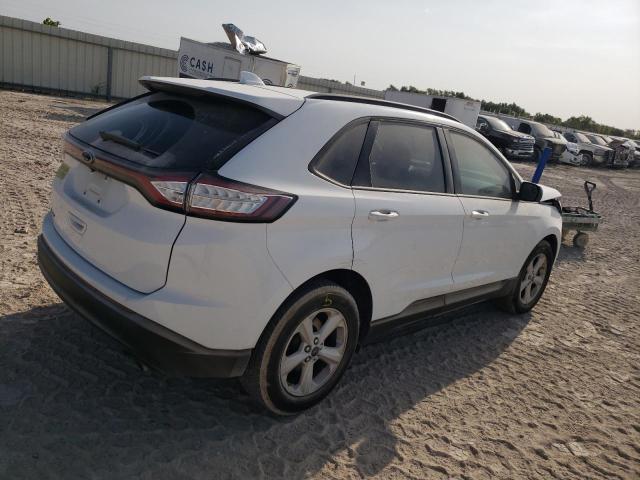 2FMTK3G8XFBC33052 - 2015 FORD EDGE SE WHITE photo 3