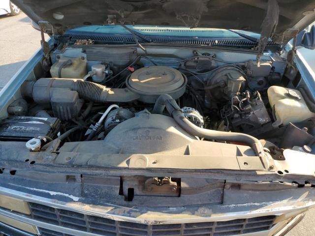 1GNEC16KXPJ376552 - 1993 CHEVROLET SUBURBAN C1500 BLUE photo 12