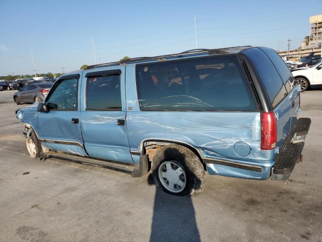 1GNEC16KXPJ376552 - 1993 CHEVROLET SUBURBAN C1500 BLUE photo 2