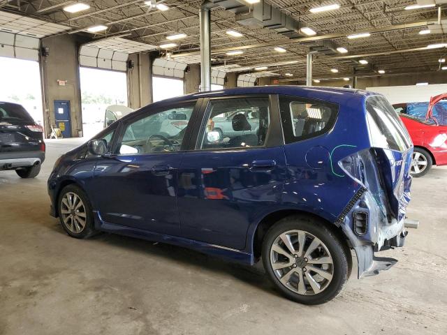 JHMGE8H58DC033085 - 2013 HONDA FIT SPORT BLUE photo 2