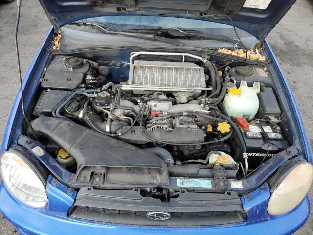 JF1GG29602H816651 - 2002 SUBARU IMPREZA WRX BLUE photo 11