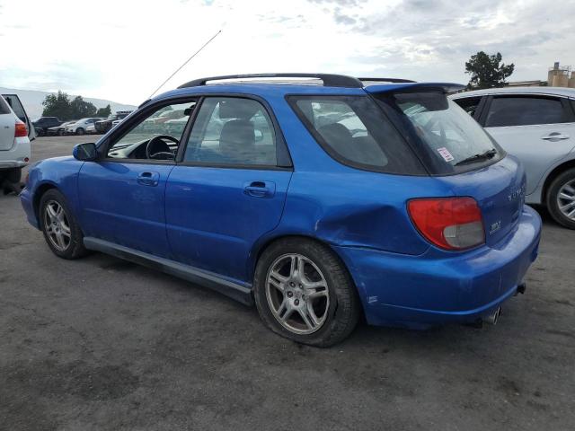 JF1GG29602H816651 - 2002 SUBARU IMPREZA WRX BLUE photo 2