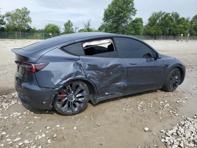 7SAYGDEF9NF455315 - 2022 TESLA MODEL Y GRAY photo 3
