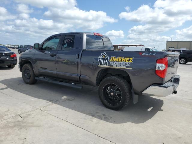 5TFRM5F15KX137146 - 2019 TOYOTA TUNDRA DOUBLE CAB SR/SR5 GRAY photo 2