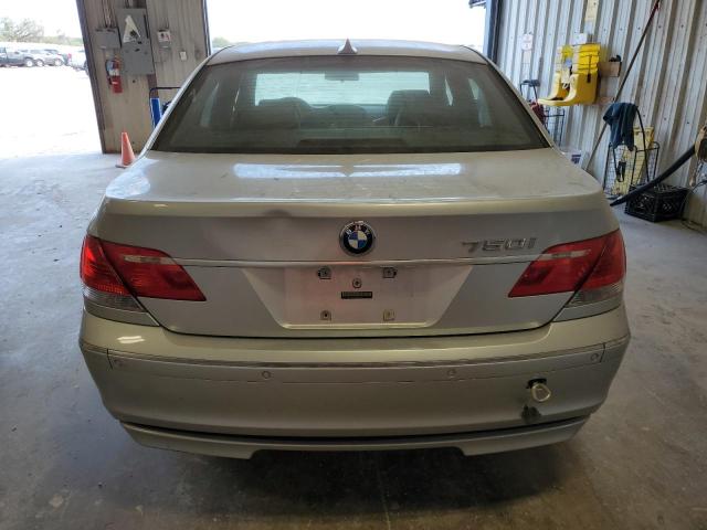 WBAHL83536DT02512 - 2006 BMW 750 I SILVER photo 6
