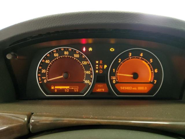 WBAHL83536DT02512 - 2006 BMW 750 I SILVER photo 9