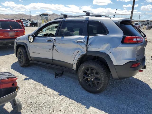 1C4PJMBX0JD527477 - 2018 JEEP CHEROKEE TRAILHAWK SILVER photo 2
