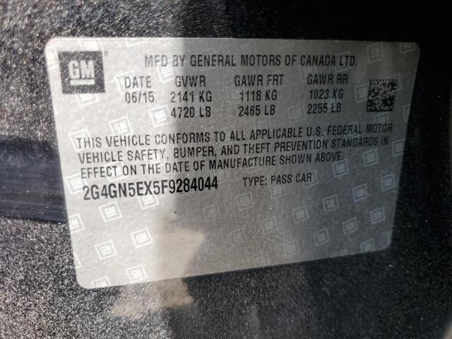 2G4GN5EX5F9284044 - 2015 BUICK REGAL PREMIUM BLACK photo 12