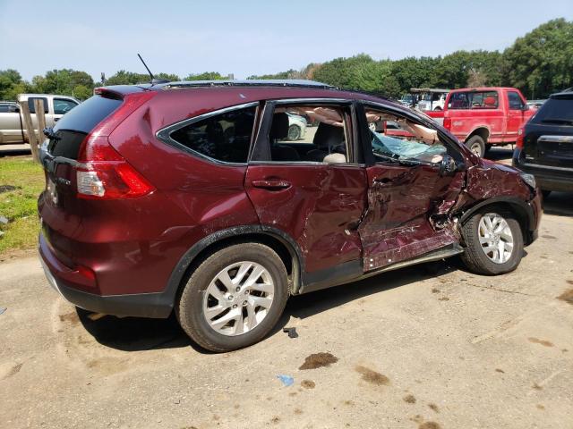 5J6RM4H75GL106399 - 2016 HONDA CR-V EXL MAROON photo 3