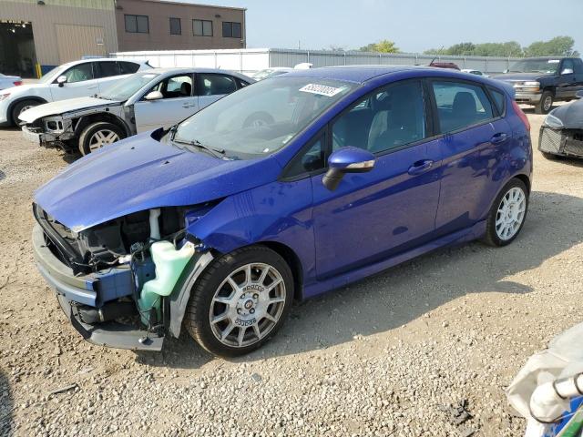 3FADP4GX1FM158625 - 2015 FORD FIESTA ST BLUE photo 1