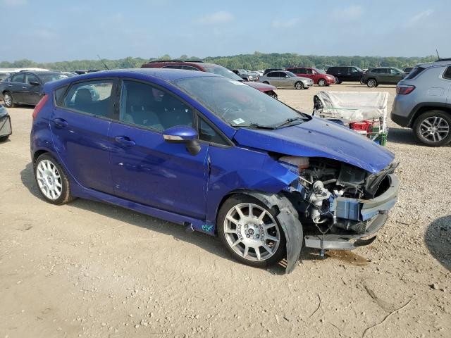 3FADP4GX1FM158625 - 2015 FORD FIESTA ST BLUE photo 4