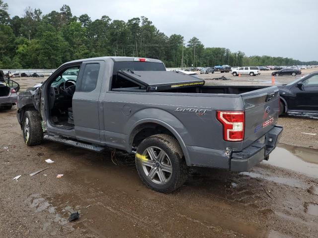 1FTEX1EP7JFB22365 - 2018 FORD F150 SUPER CAB GRAY photo 2