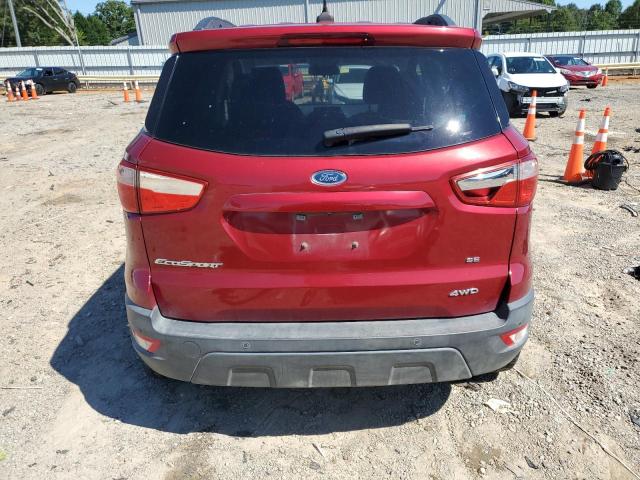 MAJ6P1UL0JC248920 - 2018 FORD ECOSPORT SE Красный фото 6