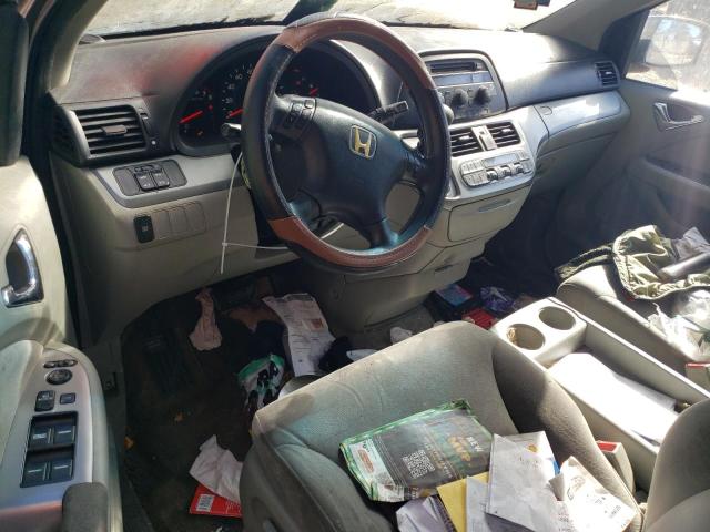5FNRL38449B059882 - 2009 HONDA ODYSSEY EX BLUE photo 8