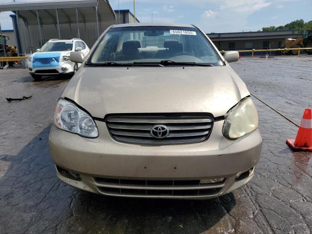 1NXBR32E84Z190780 - 2004 TOYOTA COROLLA CE TAN photo 5