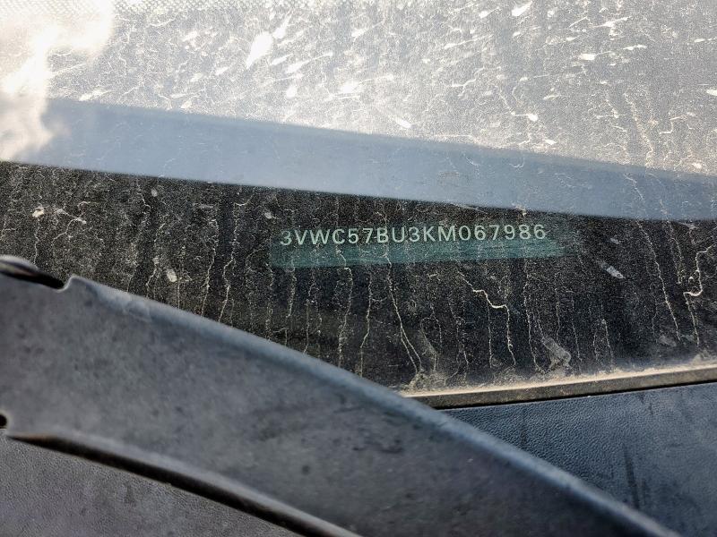 3VWC57BU3KM067986 - 2019 VOLKSWAGEN JETTA S SILVER photo 12