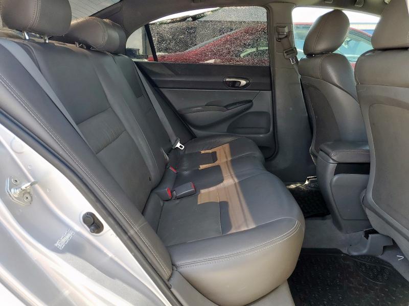 2HGFA16518H343604 - 2008 HONDA CIVIC LX SILVER photo 10