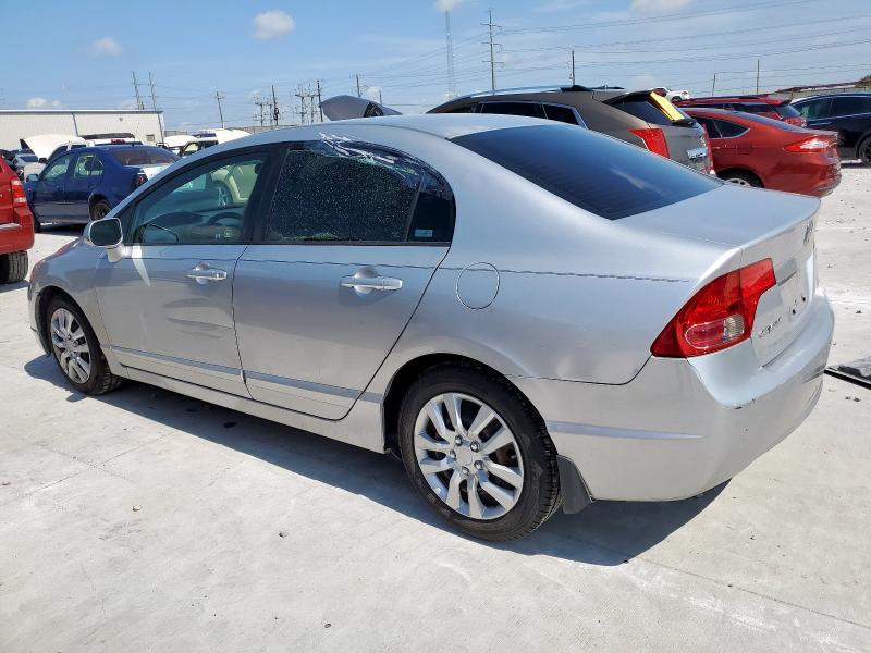 2HGFA16518H343604 - 2008 HONDA CIVIC LX SILVER photo 2