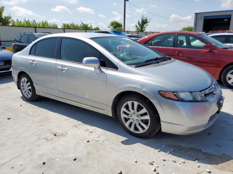 2HGFA16518H343604 - 2008 HONDA CIVIC LX SILVER photo 4