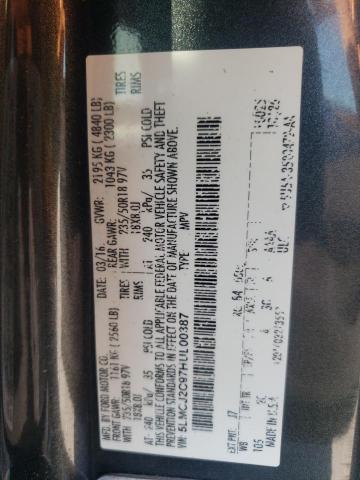 5LMCJ2C97HUL00387 - 2017 LINCOLN MKC SELECT 灰色 照片 13