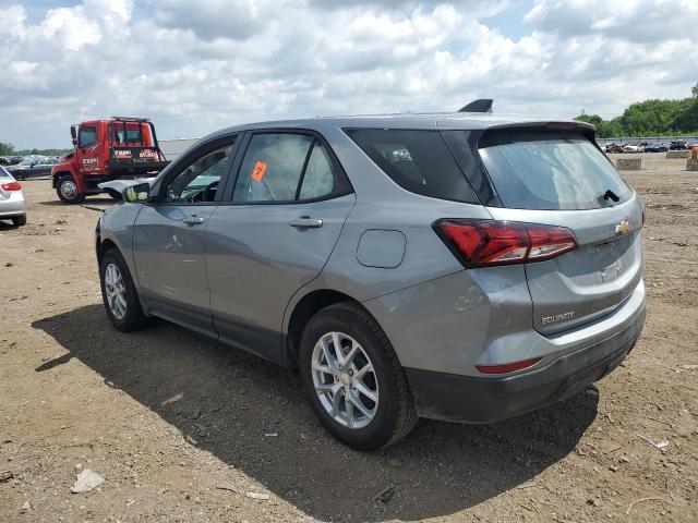 3GNAXHEG8RL278642 - 2024 CHEVROLET EQUINOX LS SILVER photo 2