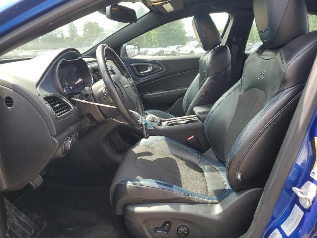 1C3CCCDG1FN760712 - 2015 CHRYSLER 200 S 蓝色 照片 7