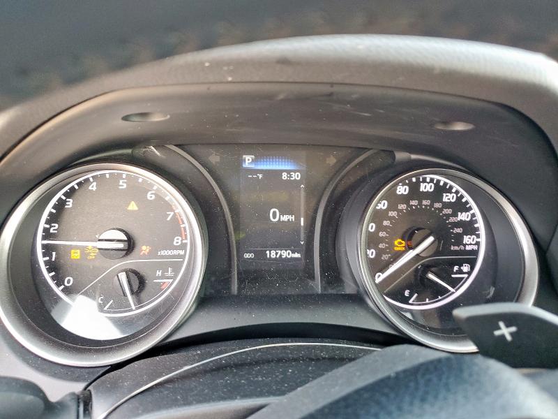 4T1G11AK8RU196899 - 2024 TOYOTA CAMRY SE NIGHT SHADE SILVER photo 9