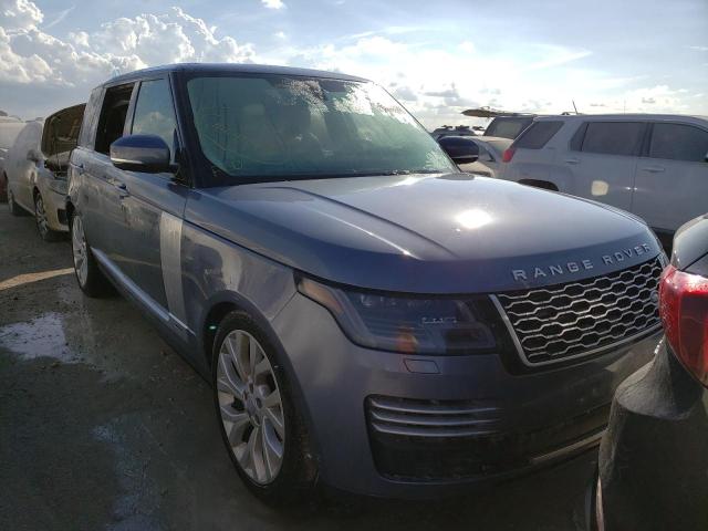 SALGV5SE4MA424957 - 2021 LAND ROVER RANGE ROVE AUTOBIOGRAPHY BLUE photo 1