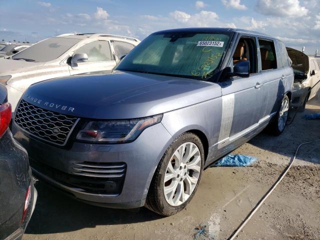 SALGV5SE4MA424957 - 2021 LAND ROVER RANGE ROVE AUTOBIOGRAPHY BLUE photo 2