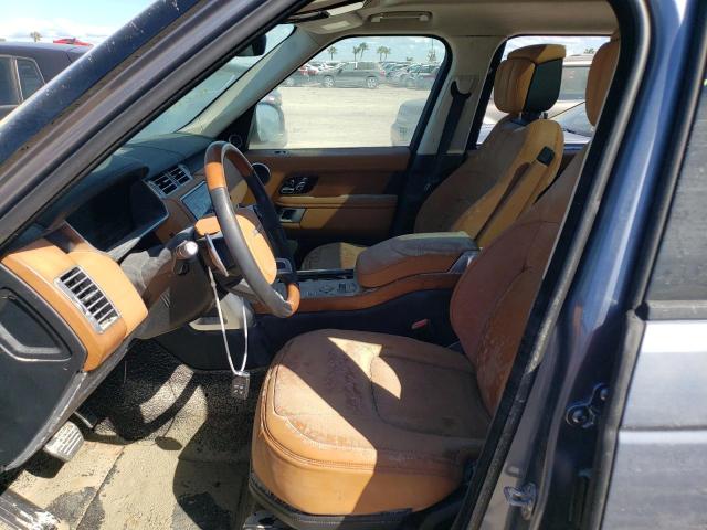 SALGV5SE4MA424957 - 2021 LAND ROVER RANGE ROVE AUTOBIOGRAPHY BLUE photo 5