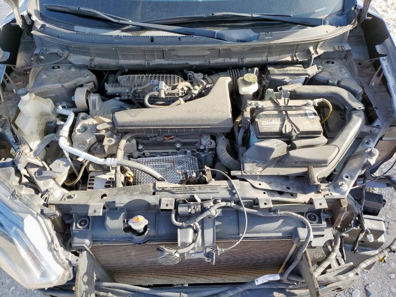 KNMAT2MT3GP732720 - 2016 NISSAN ROGUE S GRAY photo 12