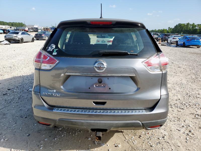 KNMAT2MT3GP732720 - 2016 NISSAN ROGUE S GRAY photo 6