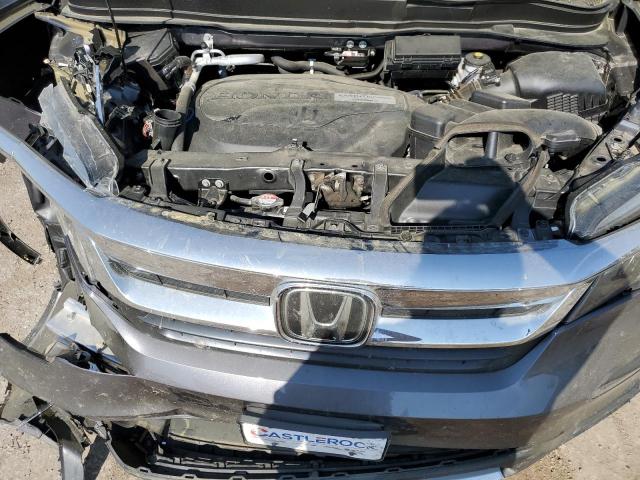 5FNYF6H57KB084424 - 2019 HONDA PILOT EXL GRAY photo 11