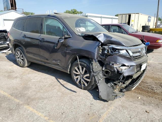 5FNYF6H57KB084424 - 2019 HONDA PILOT EXL GRAY photo 4