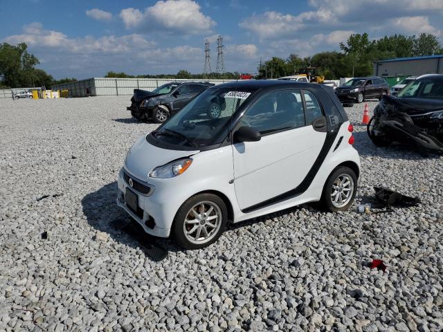 WMEEJ9AA1EK773555 - 2014 SMART FORTWO WHITE photo 1