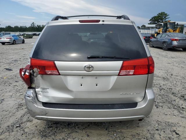 5TDZA22C55S324251 - 2005 TOYOTA SIENNA XLE SILVER photo 6