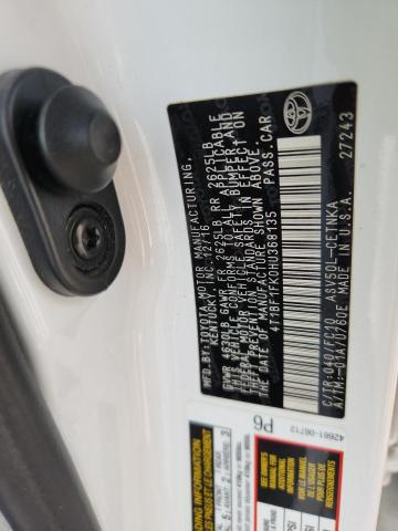 4T1BF1FK0HU368135 - 2017 TOYOTA CAMRY LE 白色 照片 13