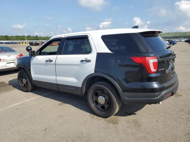 1FM5K8AR2JGA44162 - 2018 FORD EXPLORER POLICE INTERCEPTOR Bicolor foto 2