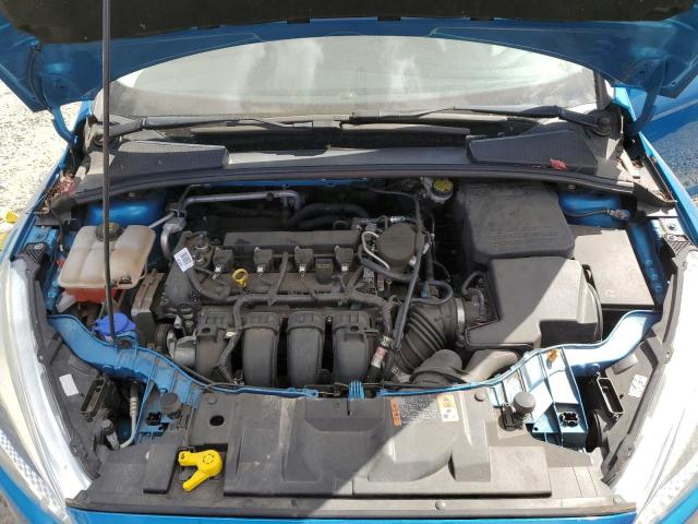 1FADP3F29FL288217 - 2015 FORD FOCUS SE BLUE photo 11