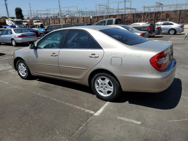 4T1BF32K22U510512 - 2002 TOYOTA CAMRY LE BEIGE photo 2